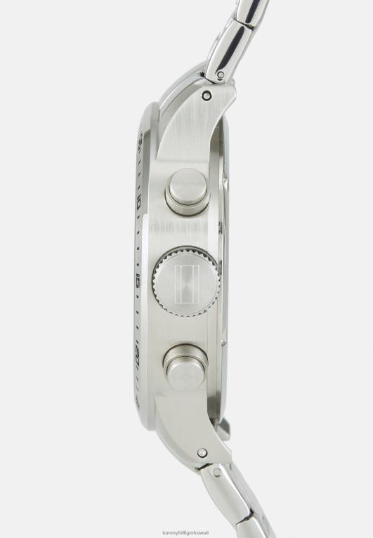 فضي اللون/أسود Tommy Hilfiger ساعة ترينت 446446705