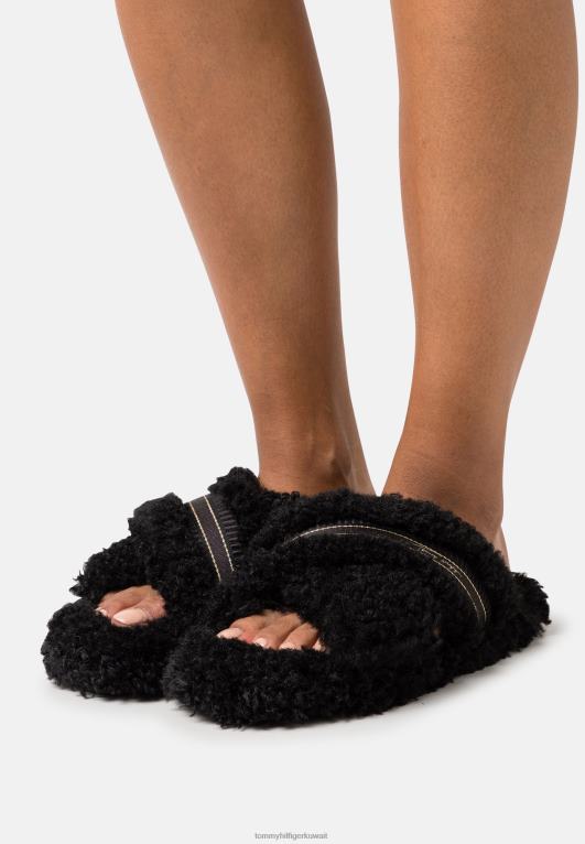 أسود Tommy Hilfiger البغال الأشرطة المنزل 446446709