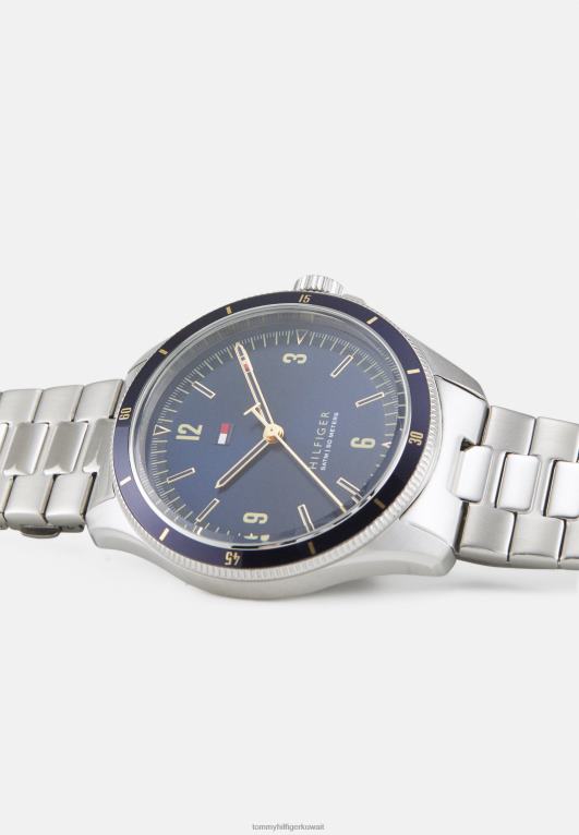 فضي اللون/أزرق Tommy Hilfiger ساعة مافريك 446446720