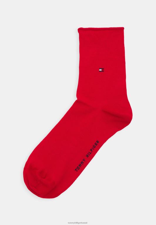 أحمر Tommy Hilfiger الجوارب النسائية 446446750