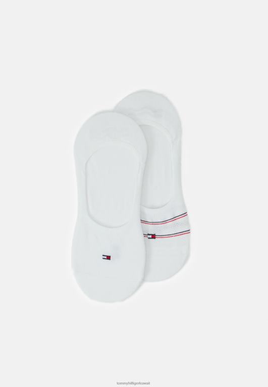 أبيض Tommy Hilfiger مجموعة جوارب تدريب فوتي بريبي مكونة من قطعتين 446446763