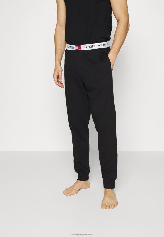 أسود Tommy Hilfiger السراويل بيجامة قيعان 446446764