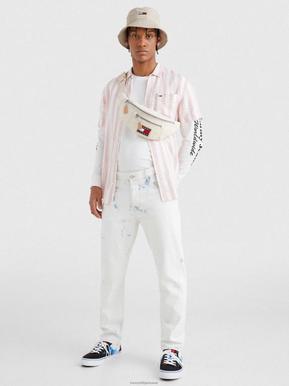 لون الدنيم Tommy Hilfiger جينز مدبب رخامي 44644677