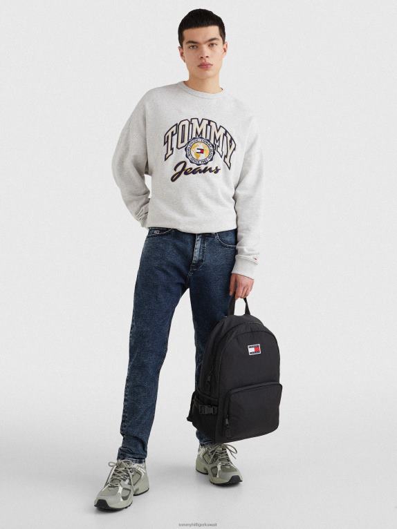 الدنيم الأسود Tommy Hilfiger سكانتون الجينز النحيف باهتة 44644679