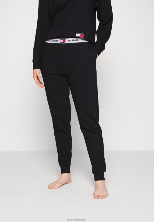أسود Tommy Hilfiger قيعان بيجامة بانت 446446796