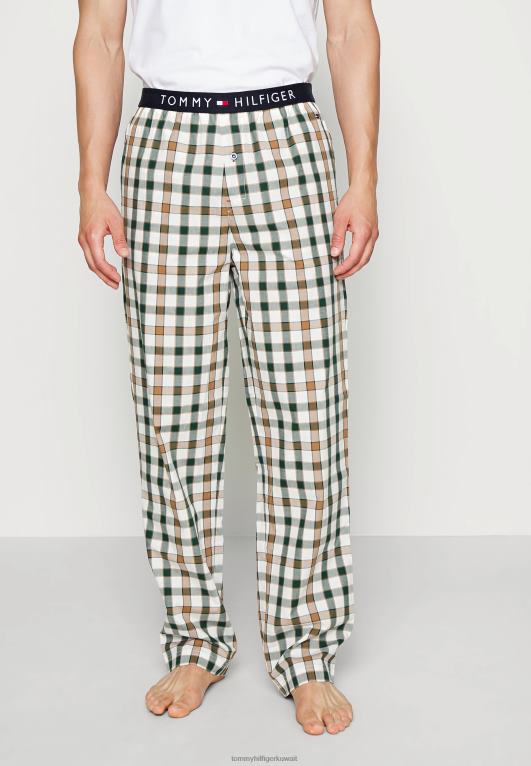 فحص دقيق Tommy Hilfiger بنطلون بيجامة منسوج من جينهام 446446816
