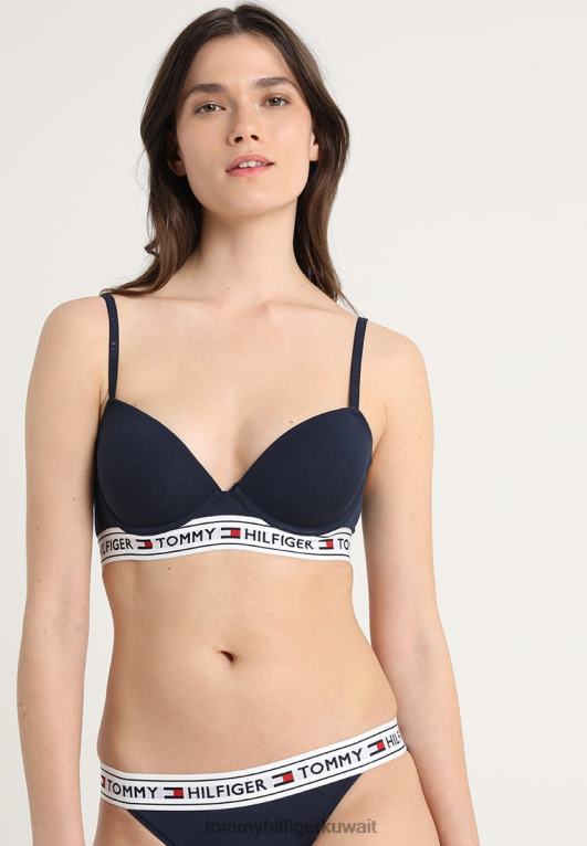 أزرق Tommy Hilfiger حمالة صدر تي شيرت عصرية 446446857