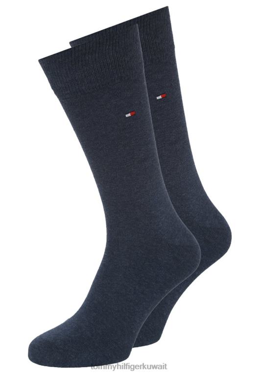 جينز Tommy Hilfiger جوارب رجالية كلاسيكية مكونة من قطعتين 446446869