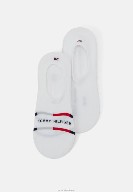 أبيض Tommy Hilfiger جوارب تدريب للرجال مكونة من قطعتين من فوتي بريتون 446446872