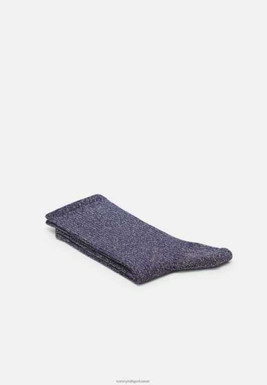 منتصف الليل الأزرق Tommy Hilfiger جوارب نسائية لامعة 446446913