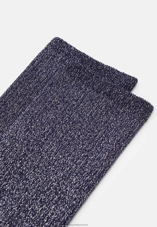 منتصف الليل الأزرق Tommy Hilfiger جوارب نسائية لامعة 446446913