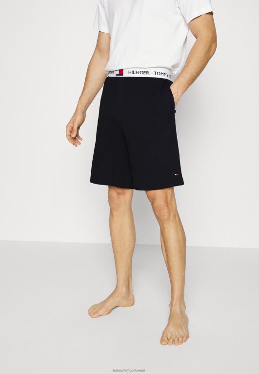 أسود Tommy Hilfiger قيعان بيجامة 446446928