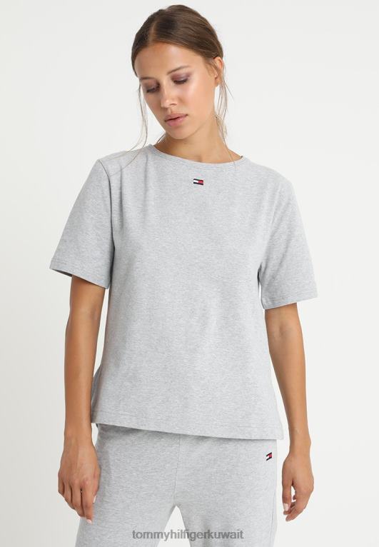 رمادي Tommy Hilfiger قمزة نصف بيجامة 446446982