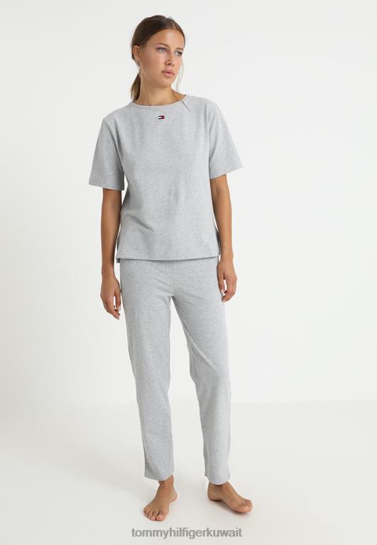 رمادي Tommy Hilfiger قمزة نصف بيجامة 446446982
