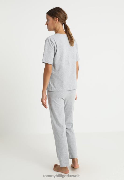 رمادي Tommy Hilfiger قمزة نصف بيجامة 446446982