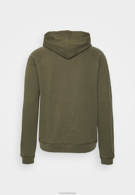 الجيش الأخضر Tommy Hilfiger أوه هوديي بيجامة أعلى 446446985