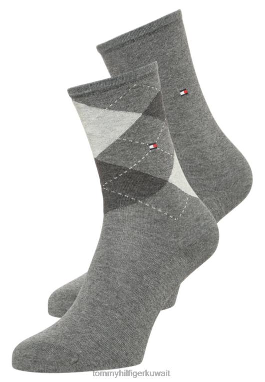 الرمادي الأوسط Tommy Hilfiger زوجان من الجوارب 446447013