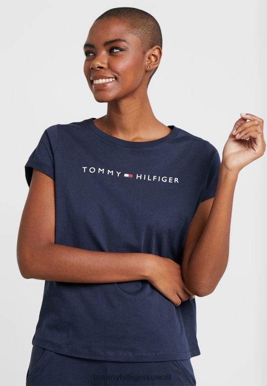السترة البحرية Tommy Hilfiger أعلى بيجامة الأصلي 446447021
