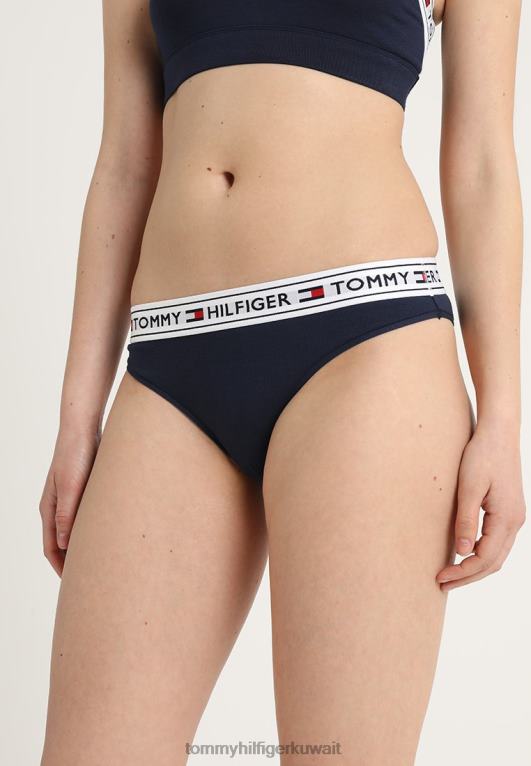 أزرق Tommy Hilfiger ثونغ ثونغ أصيلة 446447032