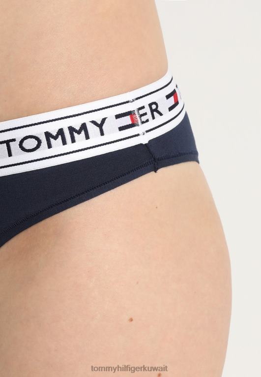 أزرق Tommy Hilfiger ثونغ ثونغ أصيلة 446447032