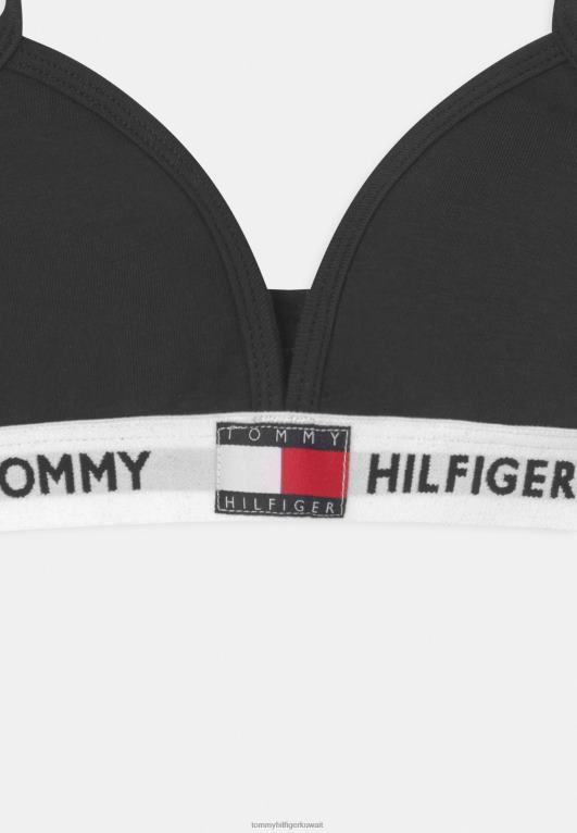 أسود Tommy Hilfiger حمالة صدر مثلثة مبطنة 446447053