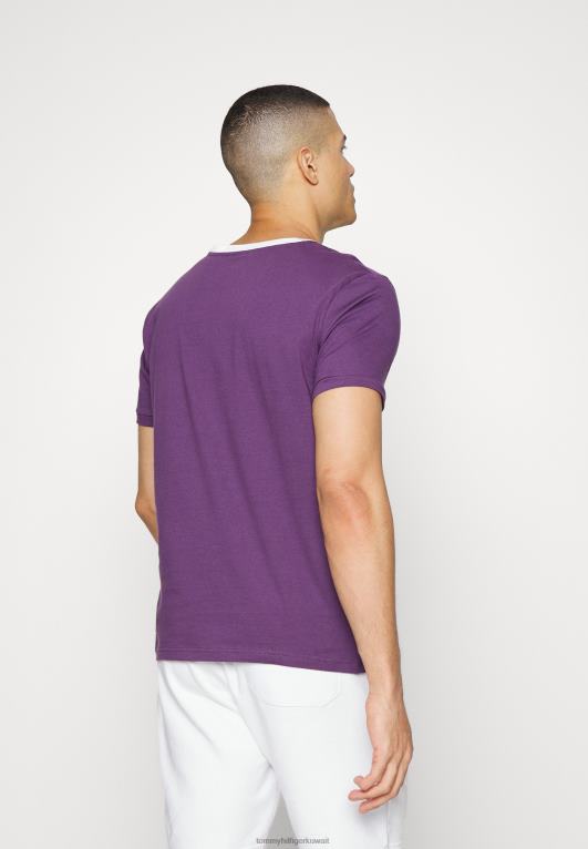 الأرجواني المعدني Tommy Hilfiger بيجامة أعلى 446447057