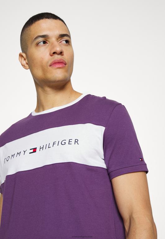 الأرجواني المعدني Tommy Hilfiger بيجامة أعلى 446447057