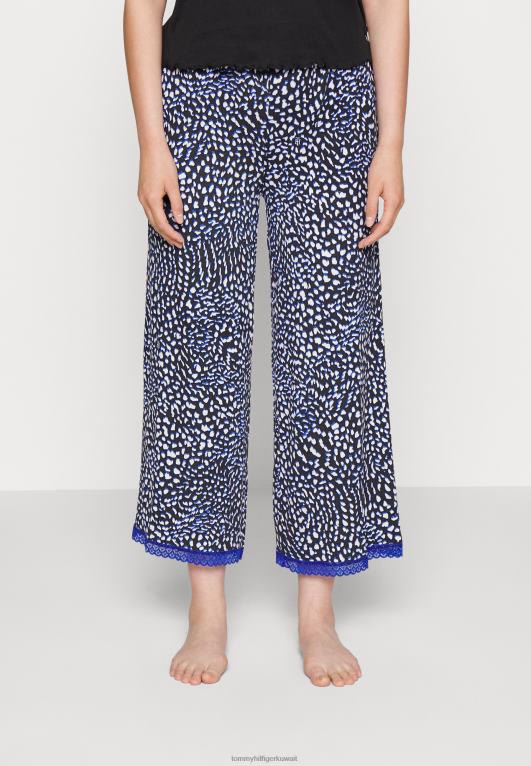 أزرق Tommy Hilfiger السراويل طباعة قيعان بيجامة 446447058
