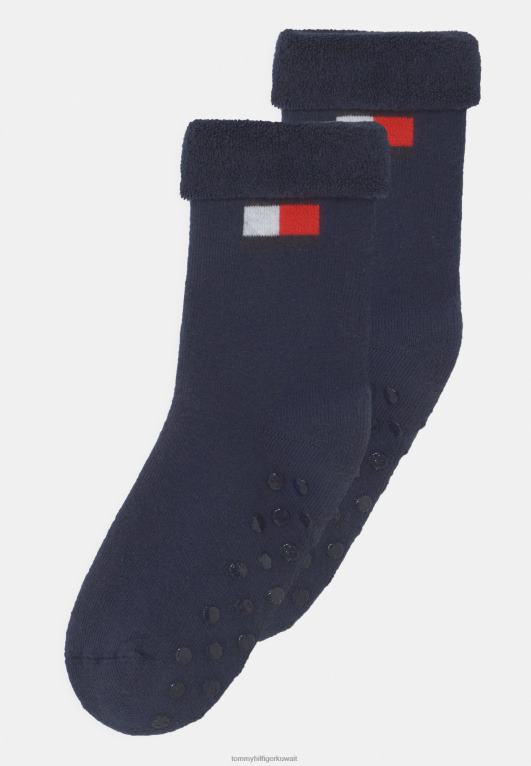 القوات البحرية Tommy Hilfiger جوارب كيدز هوم للجنسين، عبوة من قطعتين 446447064