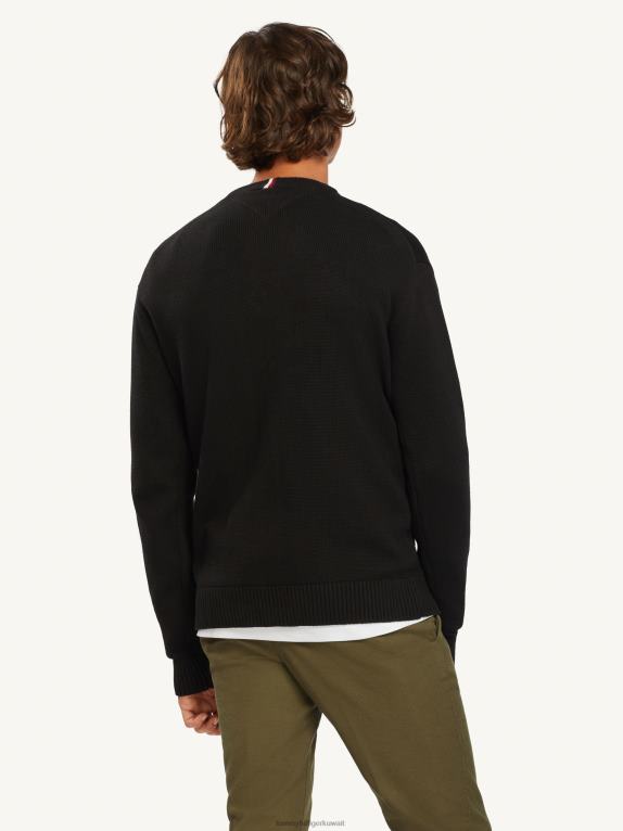 أسود Tommy Hilfiger أيقونات كبيرة الحجم على شكل قمة العلم 44644707