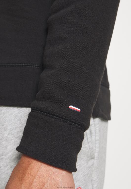 أسود Tommy Hilfiger المسار بيجامة أعلى 446447085