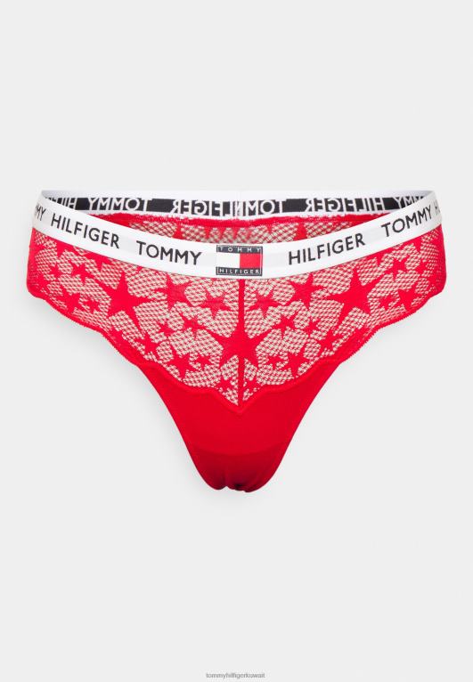 الأحمر الأساسي Tommy Hilfiger ثونغ منحنى ثونغ 446447098
