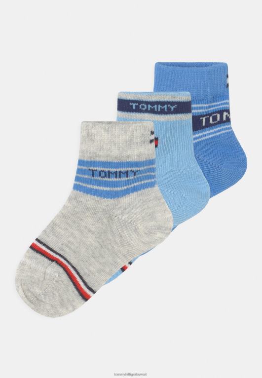 أزرق/رمادي فاتح Tommy Hilfiger جوارب مخططة للأطفال 446447127