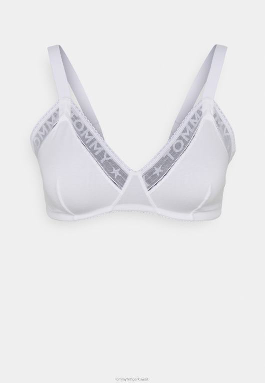 أبيض Tommy Hilfiger حمالة صدر مثلثة غير مبطنة 446447135