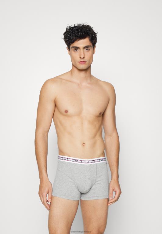 هيذر رمادي فاتح Tommy Hilfiger السراويل الجذع 446447144