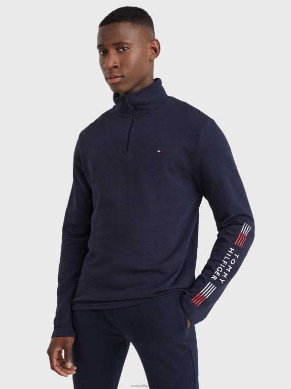 سماء الصحراء Tommy Hilfiger تمتد البلوز نصف البريدي 44644715