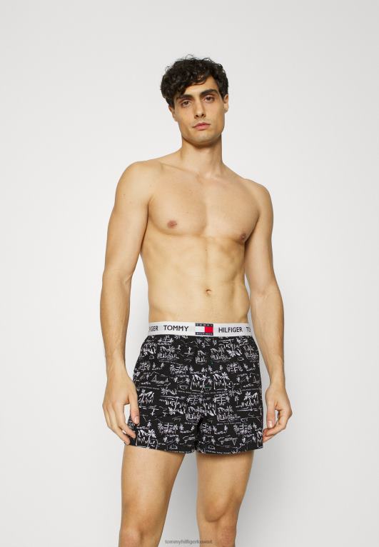 تحياتي السوداء Tommy Hilfiger طباعة سراويل الملاكم 446447155