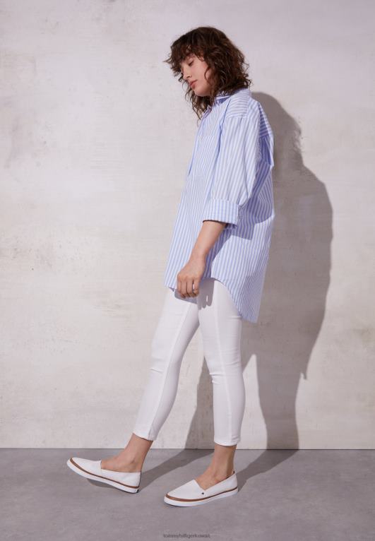 أبيض Tommy Hilfiger حذاء كيشا الأيقوني سهل الارتداء 446447195