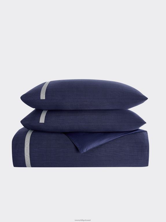 منقوشة جلين منسوجة Tommy Hilfiger طقم غطاء لحاف سرير مزدوج 4464471