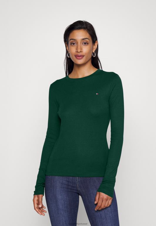 صياد Tommy Hilfiger قمة مريحة جديدة ذات أكمام طويلة 446447231