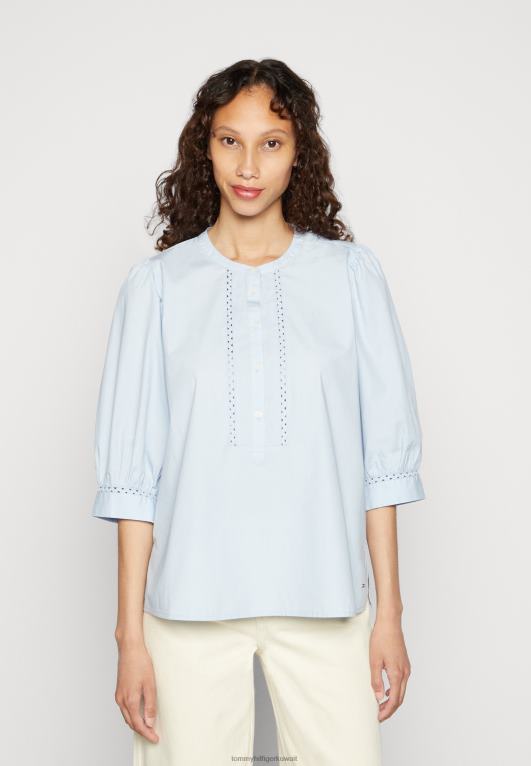 أزرق منسم Tommy Hilfiger تي شيرت مطبوع عليه هينلي 446447233