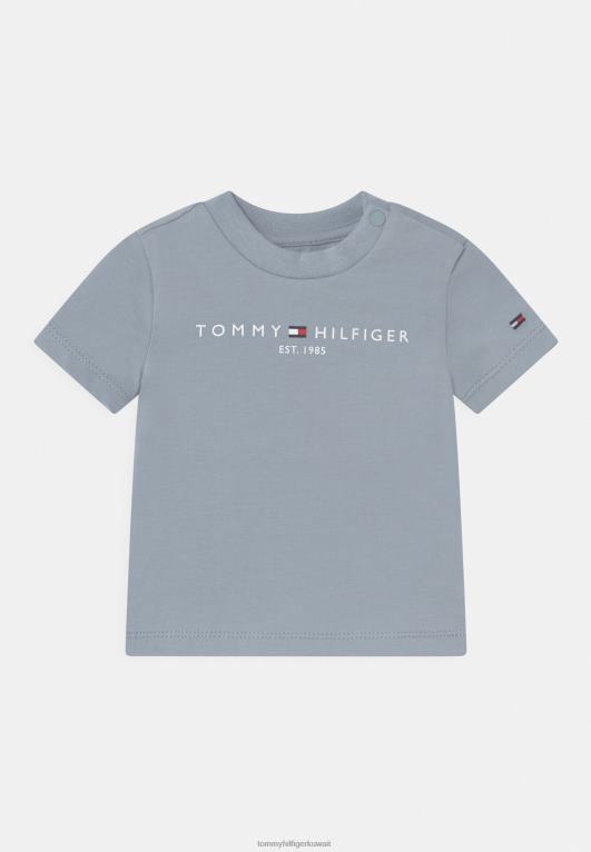 غائم Tommy Hilfiger تي شيرت مطبوع عليه طفل أساسي للجنسين 446447250