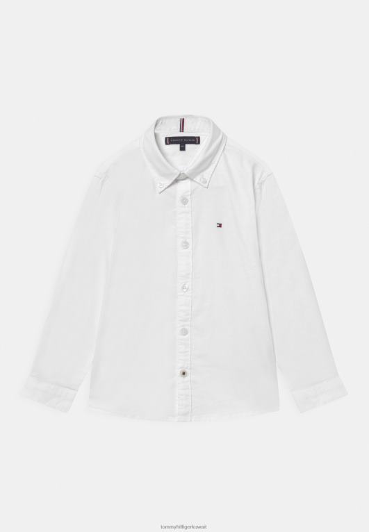 أبيض Tommy Hilfiger الأولاد تمتد قميص أكسفورد 446447268