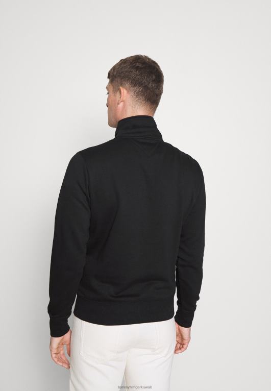 أسود Tommy Hilfiger سترة بشعار الماركة 446447269