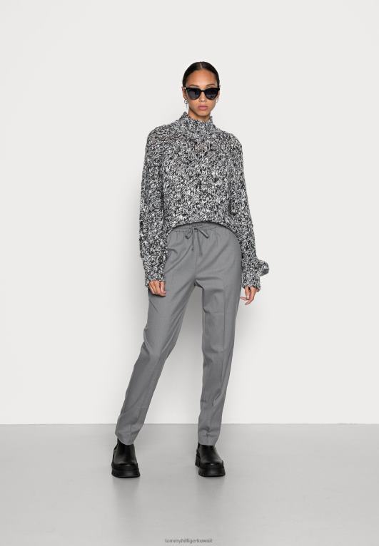 هيذر رمادي فاتح Tommy Hilfiger سحب مدبب على السراويل 446447287