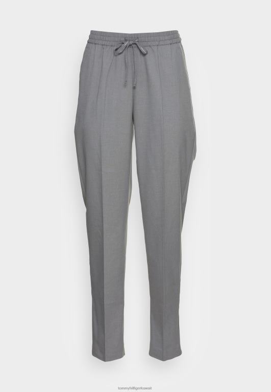 هيذر رمادي فاتح Tommy Hilfiger سحب مدبب على السراويل 446447287