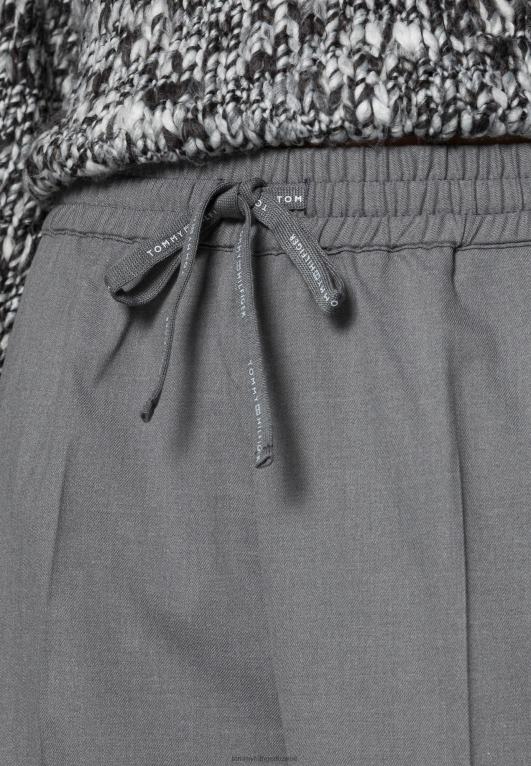 هيذر رمادي فاتح Tommy Hilfiger سحب مدبب على السراويل 446447287