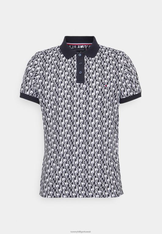 أبيض Tommy Hilfiger قميص بولو سليم 446447296