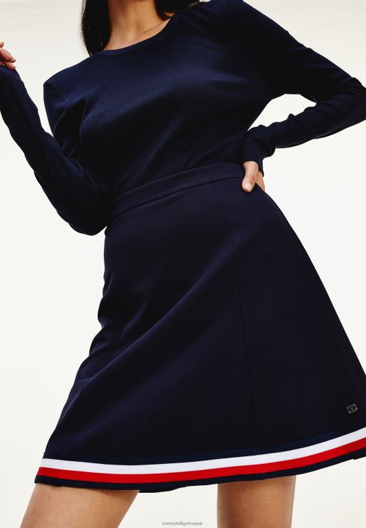 سماء الصحراء Tommy Hilfiger أنجيلا العالمية تنورة قصيرة تنورة ألف خط 446447297