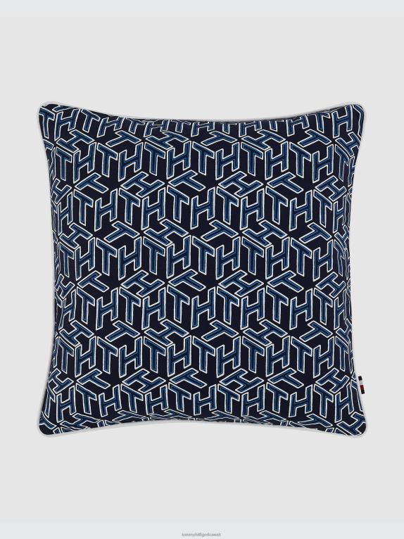جزيرة حرف واحد فقط البحرية Tommy Hilfiger وسادة مونوغرام الجزيرة 4464473
